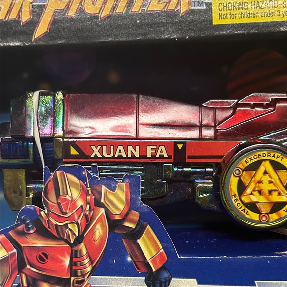 1998 vintage Star Fighter Toy Gun -red - Picture 6 of 7